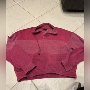 LA hearts quarter zip  size small